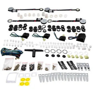 O'Reilly Auto Parts – 4 Door Electric Power Window Conversion Bundle Roll Up Switches Fit Universal Use