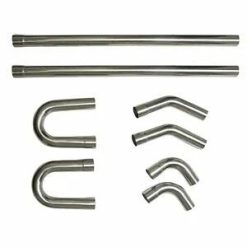 O'Reilly Auto Parts – 8pcs 2.25" DIY Custom Mandrel Exhaust Pipe 0 45 90 180 Bundle Stainless Steel T304