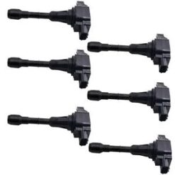 O'Reilly Auto Parts – 6 Pcs Spark Ignition Coils Uf550 for Ex35 Fx35 M35 Altima Maxima 3.5l Quest 4.0l