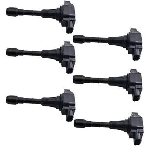 O'Reilly Auto Parts – 6 Pcs Spark Ignition Coils Uf550 for Ex35 Fx35 M35 Altima Maxima 3.5l Quest 4.0l