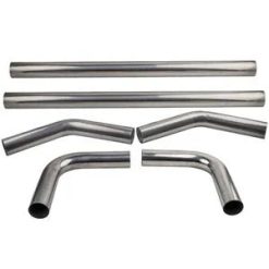 O'Reilly Auto Parts – 3inch 76mm T-304 Stainless Steel Exhaust Straight & 45 90 Degree Pipe Bundle