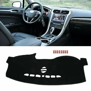 O'Reilly Auto Parts – Fit Ford Fusion 2013 2014 2015 2016 2017 Dash Mat Protector Non-Slip Dashboard Black