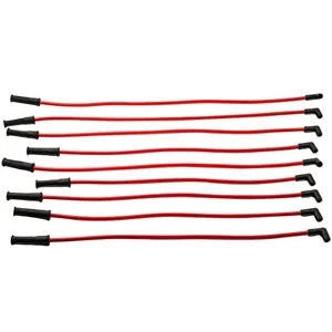 O'Reilly Auto Parts – 9 Pcs 10.5mm Spark Plug Wires for Chevrolet Corvette 1973-1955 90 to Straight