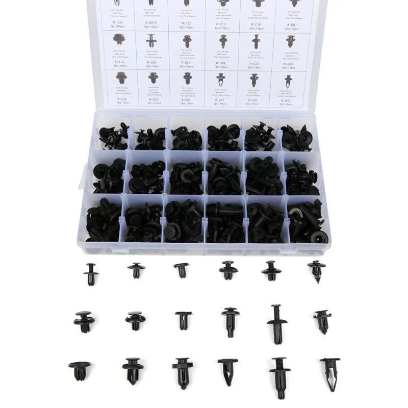 O'Reilly Auto Parts – Car Push Pin Rivet Trim Clip Panel Retainer Bundle for Ford -180 Pcs