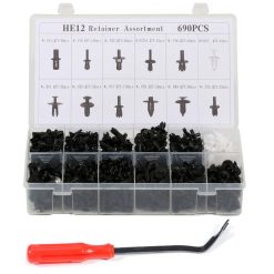 O'Reilly Auto Parts – Car Push Pin Rivet Trim Clip Panel Retainer Bundle for Chrysler -690 Pcs