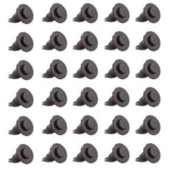 O'Reilly Auto Parts – Nylon Black fender bumper fastener Auto clips(10157900)- 30Piece