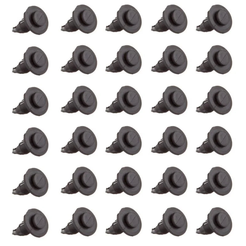 O'Reilly Auto Parts – Nylon Black fender bumper fastener Auto clips(10157900)- 30Piece