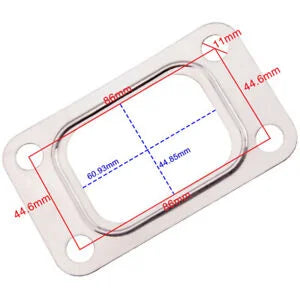 O'Reilly Auto Parts – Turbo T3 T3/T4 4 Bolt Gaskets Sainless Steel Turbocharger Inlet Gasket New