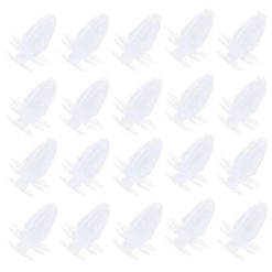 O'Reilly Auto Parts – Nylon White fender bumper fastener Auto clips( 94858299,90467-10161 )