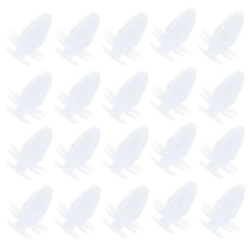 O'Reilly Auto Parts – Nylon White fender bumper fastener Auto clips( 94858299,90467-10161 )