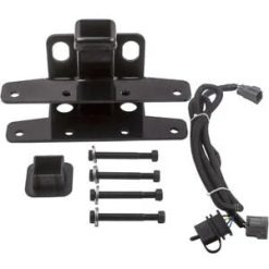 O'Reilly Auto Parts – 2" inch Towing Black Back Trailer Receiver Hitch fit Jeep Wrangler JK 07-18