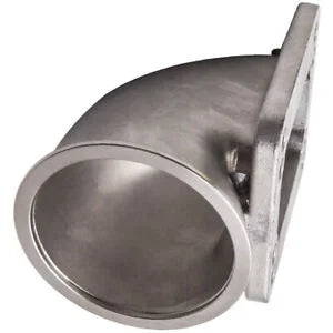 O'Reilly Auto Parts – 3" for T3 T4 Turbo Charger T-304 Stainless Vband 90 Degree Elbow Adapter Flange
