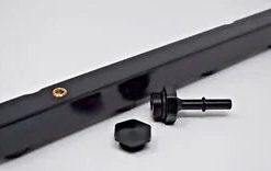 O'Reilly Auto Parts – K Series Black High Flow Fuel Rail Honda/Acura K20 K24 K-Swap Civic Rsx Integra