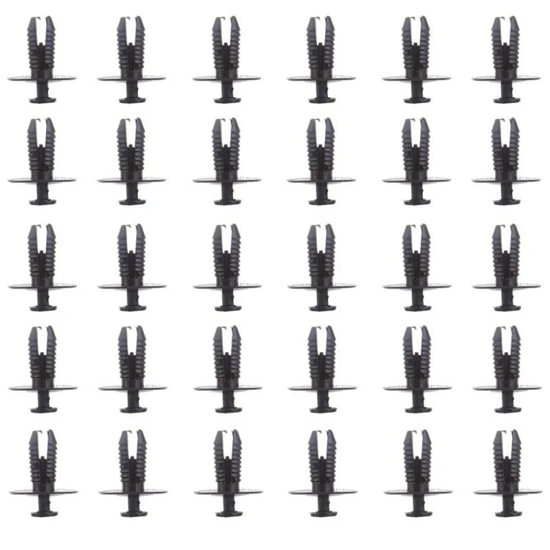 O'Reilly Auto Parts – Nylon Black fender bumper fastener Auto clips(51118174185)- 30Piece
