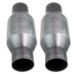 O'Reilly Auto Parts – Two 410250 2.5 inch Universal High Flow Performance Catalytic Converter New