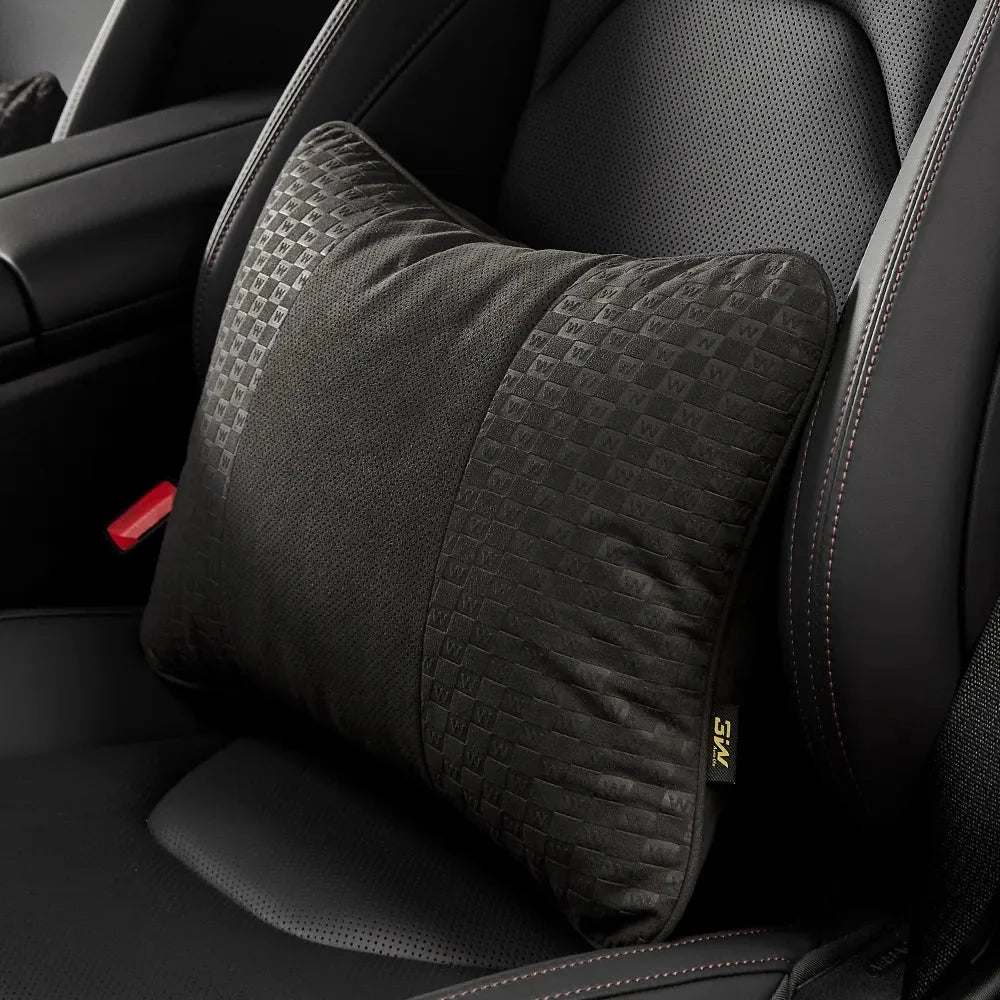 O'Reilly Auto Parts – Car Neck Pillow & Lumbar Pillow Bundle with Adjustable Strap Washable Car Add-ons