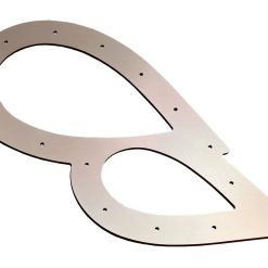 Alternative view of O'Reilly Auto Parts – Tear Drop Exhaust Hood Exit Shield Trim Guard Downpipe Wastegate Tube Pipe
