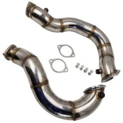 O'Reilly Auto Parts – 3" 2x Downpipes Exhaust Pipe for BMW N54 135i / 335i Twin Turbo 3.0L 2007-2010