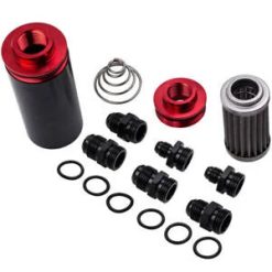 O'Reilly Auto Parts – AN6 AN8 AN10 Inline Fuel Filter High Flow 100 Micron Cleanable Newest