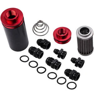 O'Reilly Auto Parts – AN6 AN8 AN10 Inline Fuel Filter High Flow 100 Micron Cleanable Newest