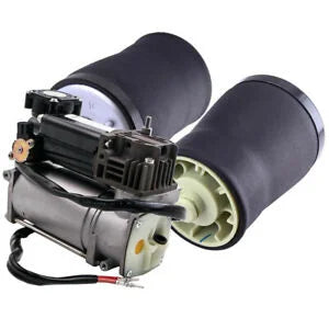 O'Reilly Auto Parts – Rear Air Suspension Springs and Compressor Pump Bundle for BMW X5 E53 2000-2006