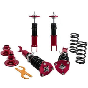 O'Reilly Auto Parts – TT Coilovers Shocks Absorbers Suspension Kits for Nissan 350Z Z33 03-08 Red