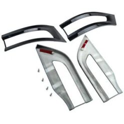 O'Reilly Auto Parts – 2x Trim Bezel Tail Light Lamp Protector for Jeep Grand Cherokee Gloss 68219813AA