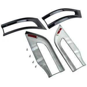 O'Reilly Auto Parts – 2x Trim Bezel Tail Light Lamp Protector for Jeep Grand Cherokee Gloss 68219813AA