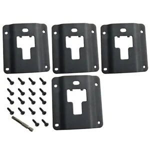 O'Reilly Auto Parts – Black Bed Cleats Tie Down Interface Plates for Ford F150 FL3Z-9928408-A,B