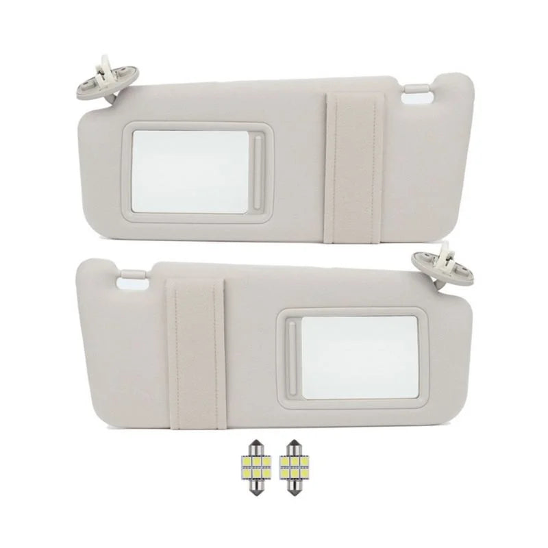 O'Reilly Auto Parts – Sun Visor Gray Left & Right sides with Sunroof for Toyota (74320-0T022-B1,74310-0T022-B1)- 2 PCS