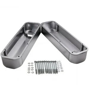O'Reilly Auto Parts – Fabricated Aluminum Valve Protectors for Ford BBF 429 460 V8 Big Block Engines Pair