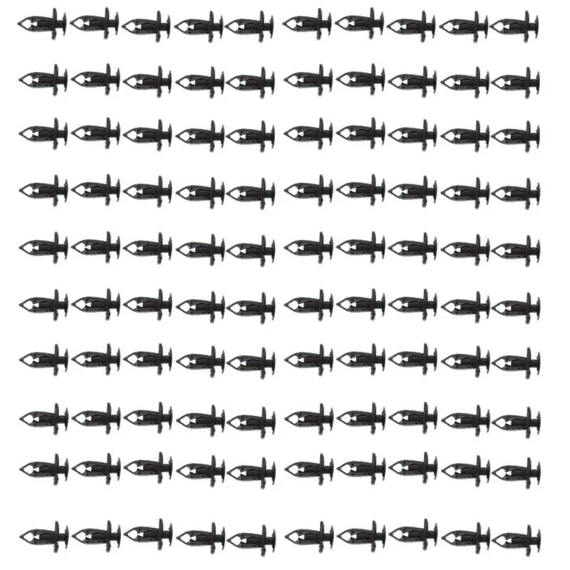 O'Reilly Auto Parts – Nylon Black fender bumper fastener Auto clips(21030249)- 100Piece