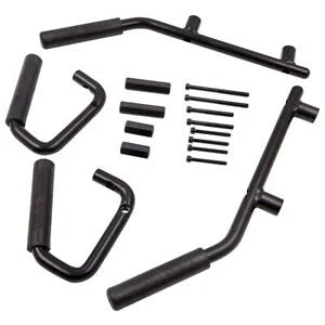 O'Reilly Auto Parts – Front and Rear Grab Handles Bundle Grab Bar for Jeep Wrangler JK 2DRS/4DRS 07-18