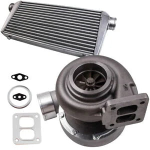 O'Reilly Auto Parts – GT45 600+HP Turbo Charger + 24"x12"x3" Tube & Fin Intercooler 3" Inlet/Outlet
