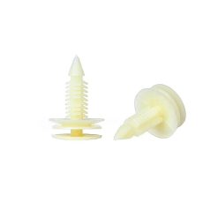 O'Reilly Auto Parts – Nylon Yellow fender bumper fastener Auto clips(10285935)- 50Pcs
