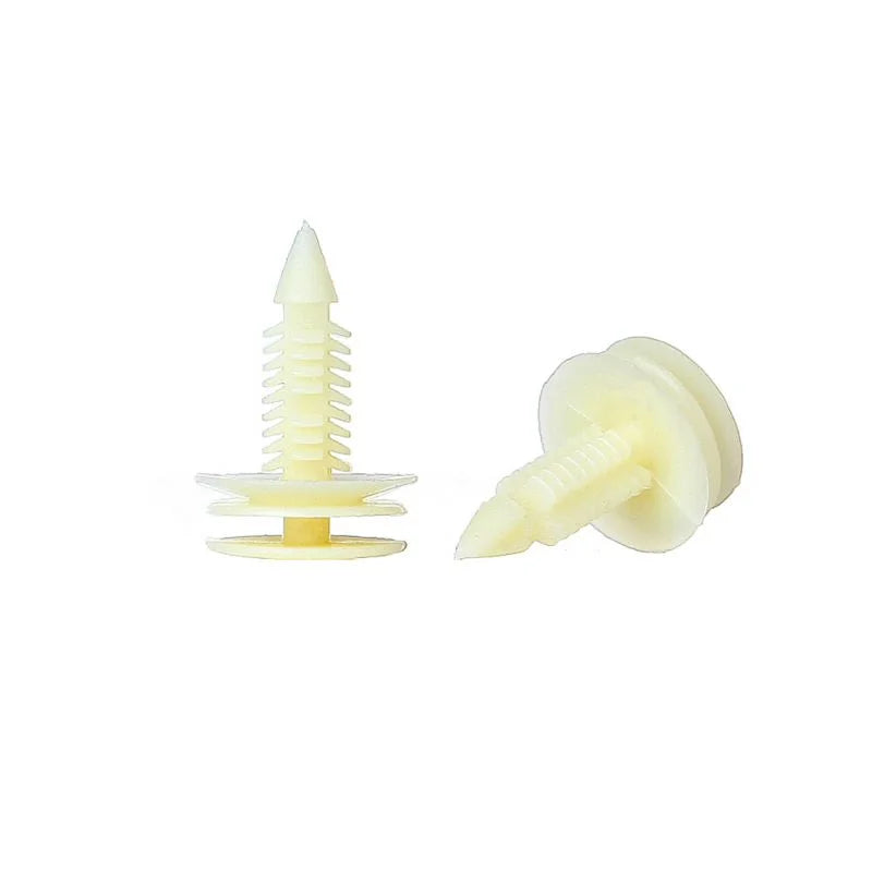 O'Reilly Auto Parts – Nylon Yellow fender bumper fastener Auto clips(10285935)- 50Pcs