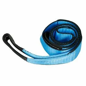O'Reilly Auto Parts – BLUE 3" X 8′ Winch Towing Pull Strap Tree Saver 4×4 Off Road Tow Rope Chain