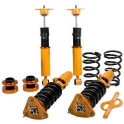 O'Reilly Auto Parts – Racing Coilovers Bundle for Mazda 3 2004-2013 Adj. Height Coil Spring Struts Shocks