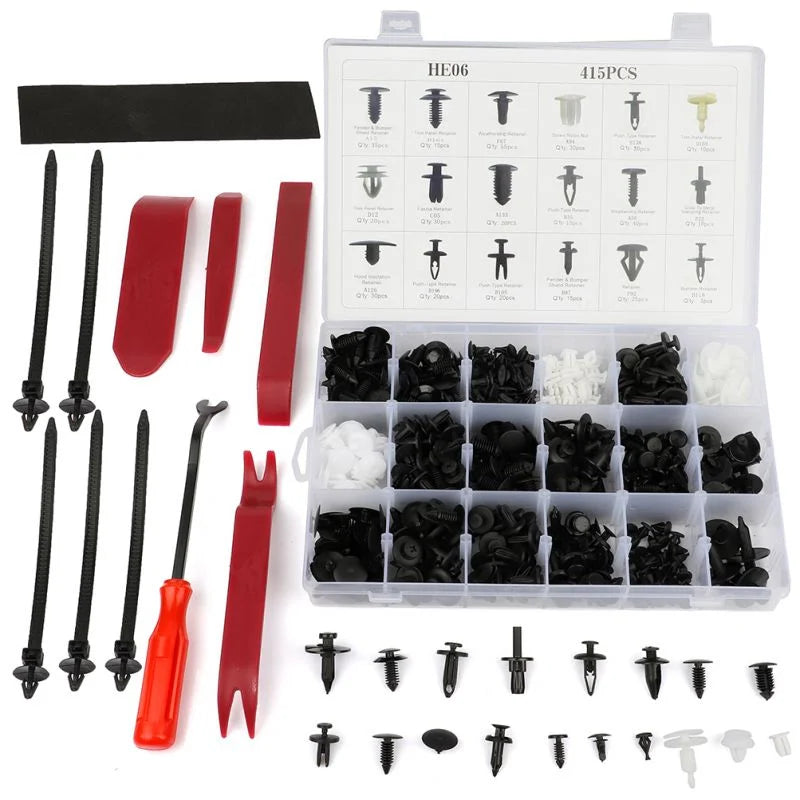 O'Reilly Auto Parts – Car Push Pin Rivet Trim Clip Panel Retainer Bundle for Honda -446 Pcs