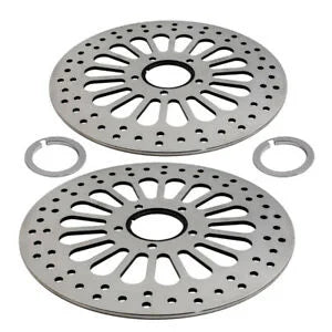 O'Reilly Auto Parts – Forward Super Spoke Disk Brake Rotor for Harley Dyna 2000-2005 11.5" Polished