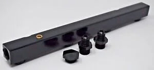 O'Reilly Auto Parts – K Series Black Center Feed Fuel Rail Honda/Acura K20 K24 KSwap Civic Rsx Integra