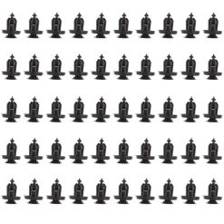 O'Reilly Auto Parts – Nylon Black fender bumper fastener Auto clips(91505-S9A-003)- 50Piece