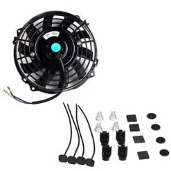 O'Reilly Auto Parts – 7" Slim Fan Push Pull Electric Radiator Cooling 12V Mount Universal Bundle BK New