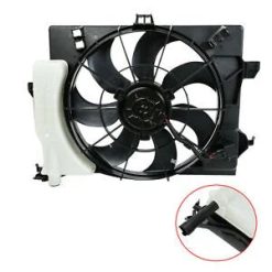 O'Reilly Auto Parts – AC Condenser Radiator Cooling Fan for 2012-18 17 Kia Rio Hyundai Accent Veloster