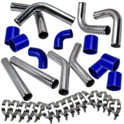 O'Reilly Auto Parts – Universal turbo intercooler piping Bundle 2.5 inch 8PCI Pipe Blue Hose