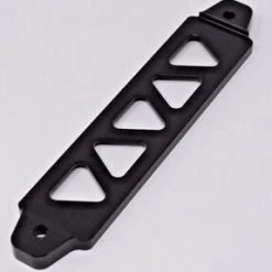 O'Reilly Auto Parts – 220MM/190MM Black Billet Aluminum Auto Battery Tie Down Mount Bracket Brace Bar
