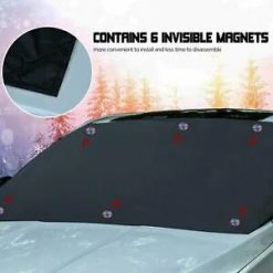 O'Reilly Auto Parts – Snow Frost Ice Magnetic Sun Protector Truck Scraper Winter Auto Windshield Protector