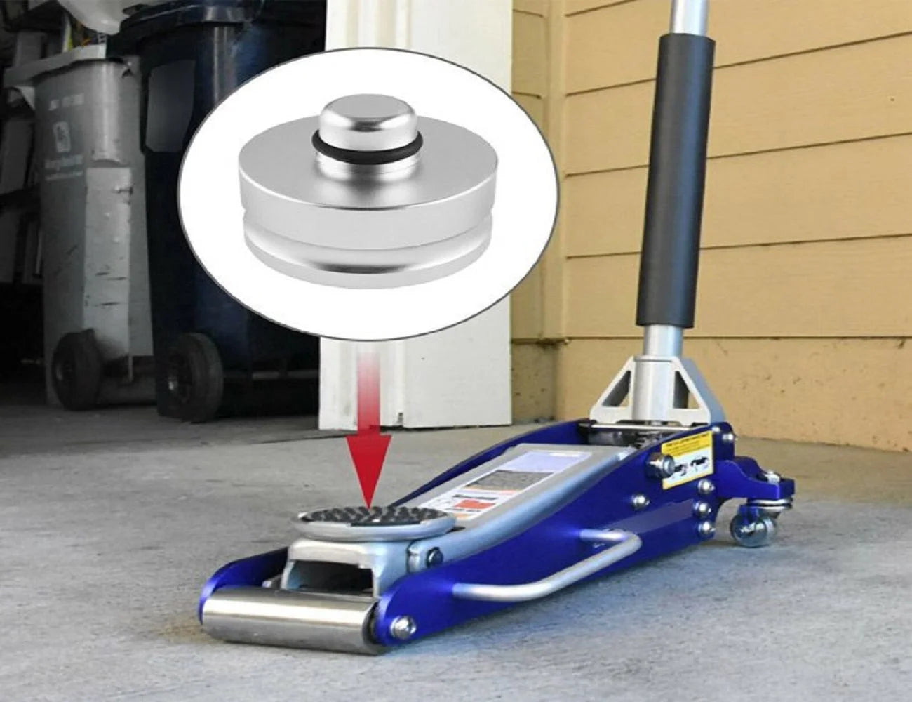 O'Reilly Auto Parts – 4 x Auto Jack Lifting Pads Adapter Service Tool for Tesla Model Billet Metal Aluminum - Image 4