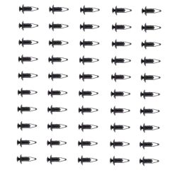 O'Reilly Auto Parts – Nylon Black fender bumper fastener Auto clips(N803946S)- 50Piece