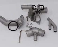 O'Reilly Auto Parts – VW MK4 Golf Jetta GLI GTI TT 337 1.8T Cast Aluminum Coolant Flange Upgrade Kits